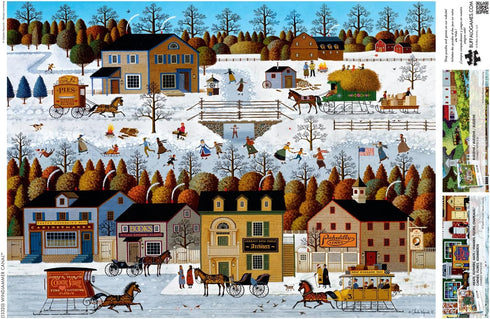 Buffalo Games Charles Wysocki Windjammer Canal 1000 Piece Jigsaw Puzzle for Adults - Finished Size 26.75 x 19.75