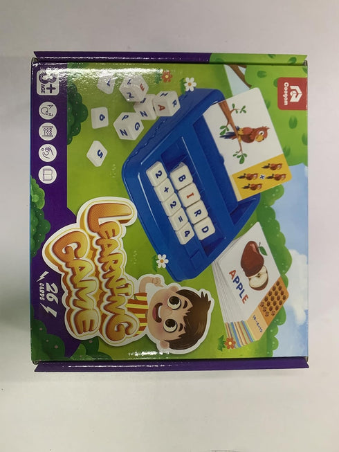 Coogam Matching Letter Game, Alphabet Spelling Flash Cards, Montessori Early Learning Educational Gift for Kids