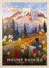 MyPuzzle Mount Rainier National Park: Moment in The Meadow - Premium 500 Piece Puzzle