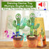 Emoin Dancing Cactus Baby Toys, Talking Cactus Toys Repeats What You Say Baby Boy Toys, Dancing Cactus Mimicking Toy with LED English Sing Talking 15 Second Voice Recorder