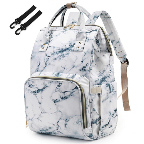 Yusudan Diaper Bag Backpack for Baby Girls, Mom Waterproof Large Nappy Bags for