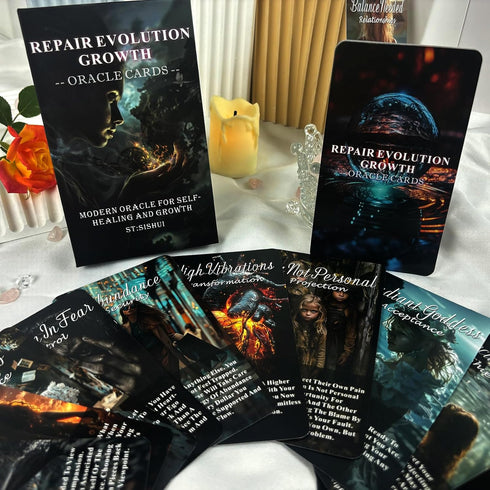 Healing Oracle Cards Deck, Self-Healing Tool for Beginners, Discover What Needs to Shift or Release for Your Highest