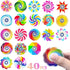 TGIQROVE 40 Pack Fidget Spinners for Kids, Fidgets Toys Bulk for Adults, Valentines Day Gifts Anxiety Toys Stress