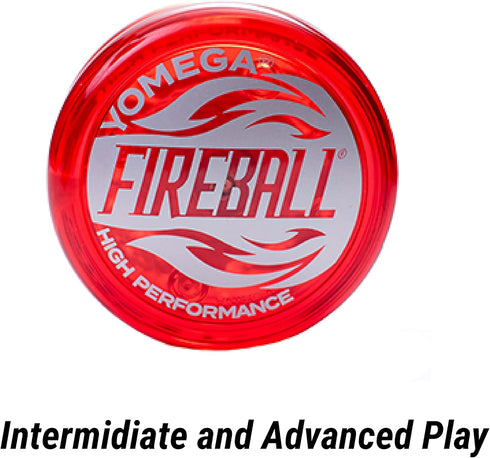 Yomega Fireball YoYo - High Performance Responsive Transaxle Yoyo for Advanced String Tricks + Extra Strings