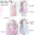Perfectto Design Bunny Ballerina Plush Toy Doll for Girls - Cute Dress Up Set Gift for 3-9 Year Old