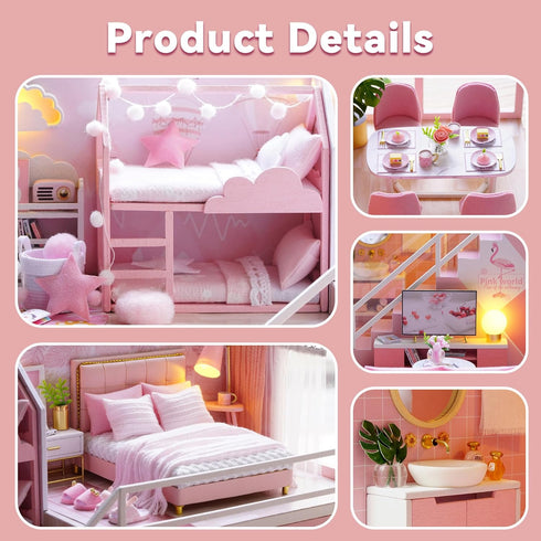 Creative Miniature Dollhouse Kit with Furniture - Perfect Gift for Art Lovers