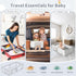 6M-5Y,Baby Baby Bathtub, Portable Bathtub with Cat-Patterned Bath Rinse Cup,Foldable Bath Tub for Small