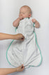Amazing Baby Microfleece Sleeping Sack, Wearable Blanket with 2-Way Zipper, Playful Dots, Blue, Small 0-6 Month, Use