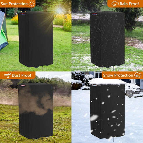 W6 420D W6,Dustproof 6 seater-29"L 24"W 52"H Wagon Cover compatible with Wonderfold Luxe Pro Stroller Wagon(Cover