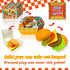 (6 Pack) 6723-6 JA-RU Foodie Fusion Play Burger Deluxe Squishy Toy Smushy Make Your own Patty. Squish Grilled Food Toys
