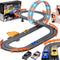 Slot Car Race Track Sets with 4 Slot Cars, Ideal Birthday Xmas