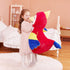 IKASA Giant 26" Parrot Stuffed Animal Plush Toy, Large Scarlet Macaw, Jumbo Soft Fluffy Fat Plushie for Kids