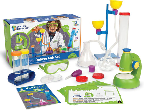 Learning Resources Primary Science Deluxe Lab Set - 45 Pieces, STEM Toys for Preschool Science Experiments