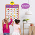 Alphabet Wall Chart, Talking ABC Music Poster, Interactive Educational Toys for Toddlers Age 1-5 - Purple