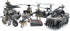 US Army Men Action Figures with Military Vehicles Playset, Toy Soldiers with Trucks, Helicopter for Kids
