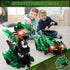 2.4Ghz 360 4-7 8-12 Kroyedfuw Dinosaur Transform Rc Cars, Remote Control Car Transforming Robot with Flashing Light