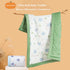 47x59 Inch, Toddler Comforter Lightweight Down Alternative Quilted Blanket for Crib & Toddler Bed, Soft Minky Dots Baby
