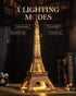 Tower,3D 3D Set Rowood Eiffel Puzzle Model Kits for Adults,DIY Wooden Puzzles for Adults,Builing with LED,Home
