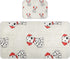 SyXIOP Cute Dalmatian Dog Cartoon Cooling Baby Mattress Protector Crib 28" x 52"