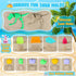 ERHAICAT Summer 3-10 Beach Toys, Dinosaur Sand Toys for Kids Toddlers with Collapsible Bucket, Sand Castle Building