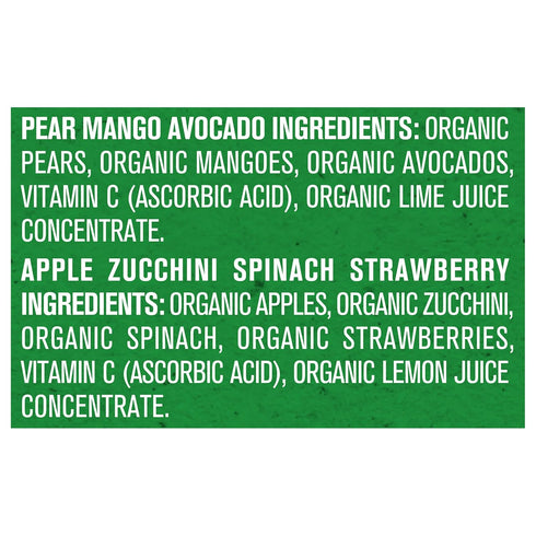 Gerber 2nd Foods Organic for Baby, Fruit and Veggie Variety Pack, 3.5 oz Pouch (Pack of 9)