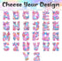 InterestPrint Ship Next Day,Personalized Baby Blanket for Girls Custom Birthday Blanket with Name Soft Butterfly Flower