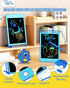 TEKFUN 2 Pack LCD Writing Tablet for Kids, 8.5 Inch Blue Doodle Board Reusable Drawing Tablet with Lanyard