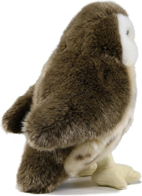 Ice King Bear Owl Stuffed Animal, Cute Plush Toy with Luminous Eyes, 10 Inches