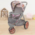509 3-Wheel 24", 3+ Crew: Melange Flora - Mabelle Doll Jogger Stroller - Accessory for Dolls Up to Large Canopy