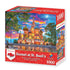 Majestic by Springbok - 1000 Piece Jigsaw Puzzle of St Basil's Cathedral at Sunset - Sunset at Basil's