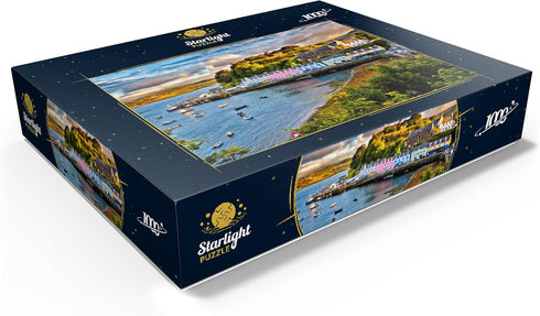 MyPuzzle View of Portree Before Sunset Isle of Skye Scotland - Premium 1000 Piece Jigsaw Puzzle for Adults