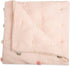 36" 36", 100% Crane Baby Soft Cotton Muslin Nursery Blanket with Pom Pom Trim, X Stroller Blanket for Girls, Pink