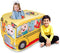 Cocomelon Musical Yellow School Bus Pop Up Tent, Foldable Imaginative Play for Ages 3+