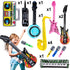 12 Pcs Inflatable Instruments, Rock Star Toy Set with Inflatable Guitar, Saxophone, Microphones for 80s 90s Party