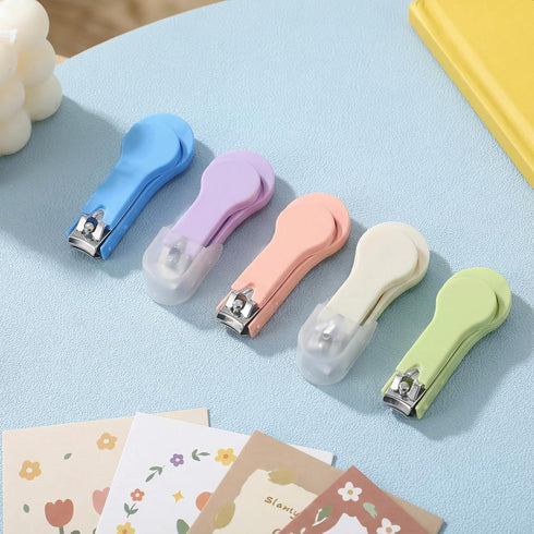 Qianyu 5 Trimmer NailTrimmer Pcs Baby Nail Clippers Fold Up Baby Nail Clippers Stainless Steel Finger Cutter Small Jaw
