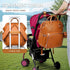 Backpack ROSEGIN Premium Vegan Leather Diaper Bag with Waterproof Changing Pad Reinforced Stitching & Zippers, Baby Bag
