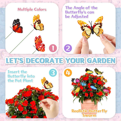 Set, deAO Kids Gardening Garden Tool for Toddlers, Gardening Kit Include Safe Shovel Rake Fork Gloves Apron Watering