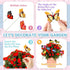 Set, deAO Kids Gardening Garden Tool for Toddlers, Gardening Kit Include Safe Shovel Rake Fork Gloves Apron Watering