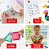 36 Set, 3-8, Easter Magnetic Tiles for Kids, PCS Mini Building Blocks, STEM Construction Travel Toys for Toddlers Age