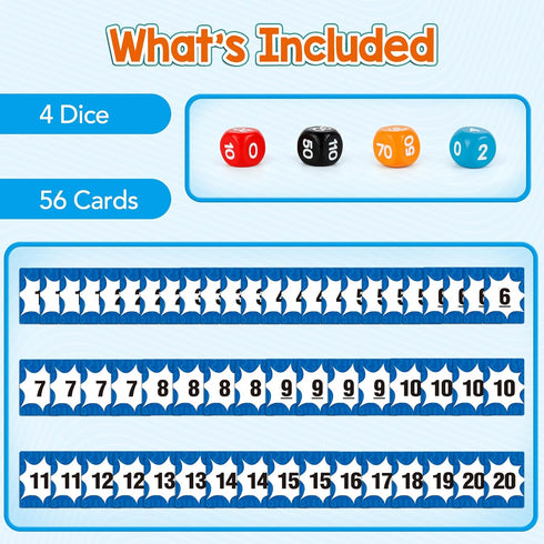 Math Games for Kids, Addition, Subtraction, Multiplication, Division Flash Card Educational Learning Games for Family