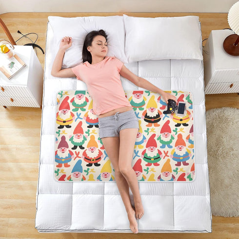 siphylline 52" 34" Cartoon Cute Colorful Dwarves Extra Large Resuable Diaper Mats Highly Absorbent Baby Diaper Changing