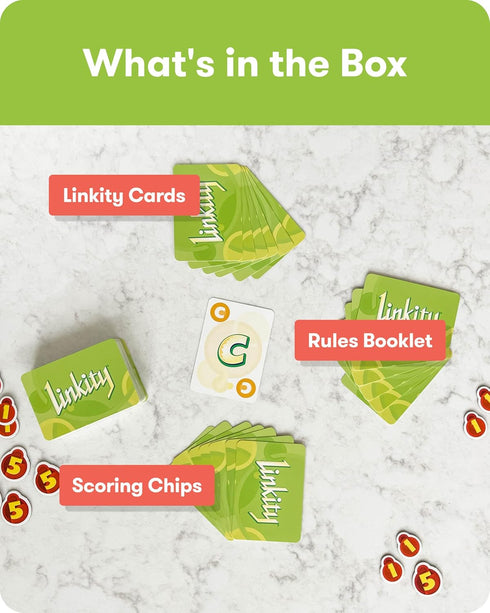8 3-8 SimplyFun Linkity - Engaging Vocabulary and Word Association Educational Game for Ages & Up, Perfect Word Game