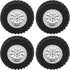 RC Car Tires Wheel, Antislip Shock Absorption, 4PCS for MN D90 D91 D96 D99 and WPL B14 B24