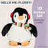 10 Inch Christmas Penguin Plush - Bearington Mr. Flurry Plush Penguin Stuffed Animal