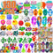 Pebatoor 130 Pcs Party Favors for Kids, Easter Basket Egg Fillers, Treasure Box