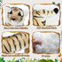 15'' Tiger Stuffed Animal Plush - Realistic Tiger, Leopard, Lion Toys for Boys & Girls, Jungle Pillow Gifts