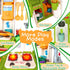 Drmukie Playset 3 4 5 Kids Kitchen Mini Play Kitchen Toy for Toddlers with Stove, Sound & Light Pretend Cooking Toys