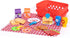 Fat Brain Toys Pretendables Picnic Basket Set - Pretend Playset with Storage,