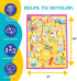 Block Party Board Game for Kids - Fun Easy to Learn Ups and Downs Game for 2-4 Players, Ages 3+