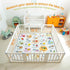 50" 50" ENVTEK Baby Play Mat for Floor Playpen - X Playpen Mat,Thick One-Piece Crawling, Odorless Floor Mat, Non-Slip